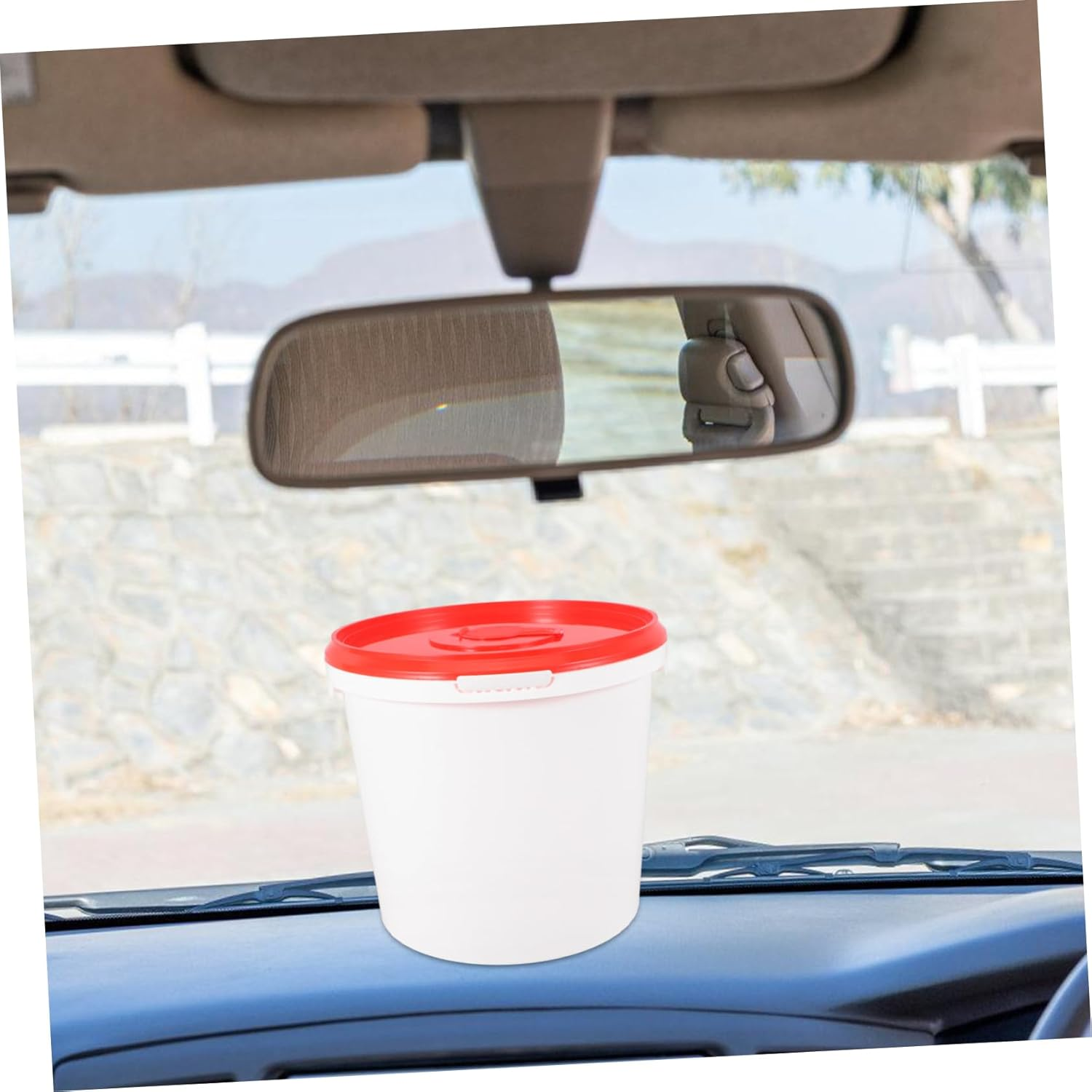 Multipurpose Wipes Bucket for Car Home Refillable Wipes Container Storage image number 4