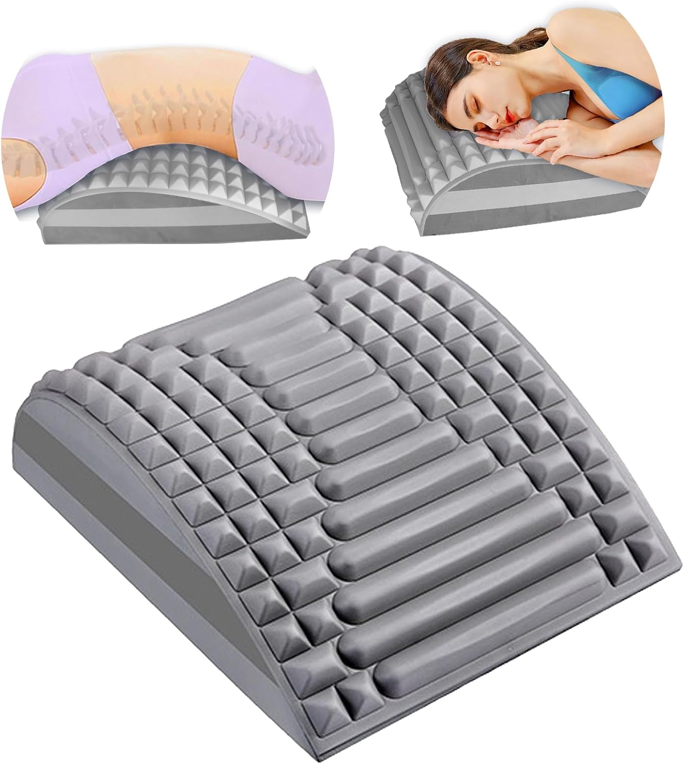 Acemend Back Stretcher,Refresh Back Stretcher, Neck and Back Stretcher for Lower Back Pain Relief,Herniated Disc, Sciatica, Scoliosis