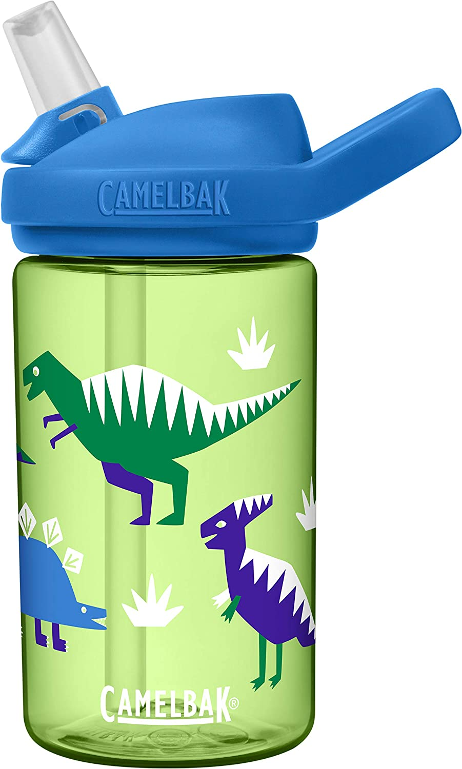 Revolutionizing Nursery/Kindergarten Hydration! Automatic Open and Close Straw Camelback Ediplus Kids Tritan 400Ml True Blue Water Bottle Water Bottle Lightweight Compact Dishwasher Safe Kids