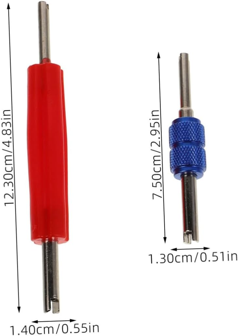 HAPINARY 102Pcs Automotive Air Conditioning Tire Valve Core Kit with Valve Core Tool and Adapter Set for Car Ac Line Repair and Tire Maintenance image number 1