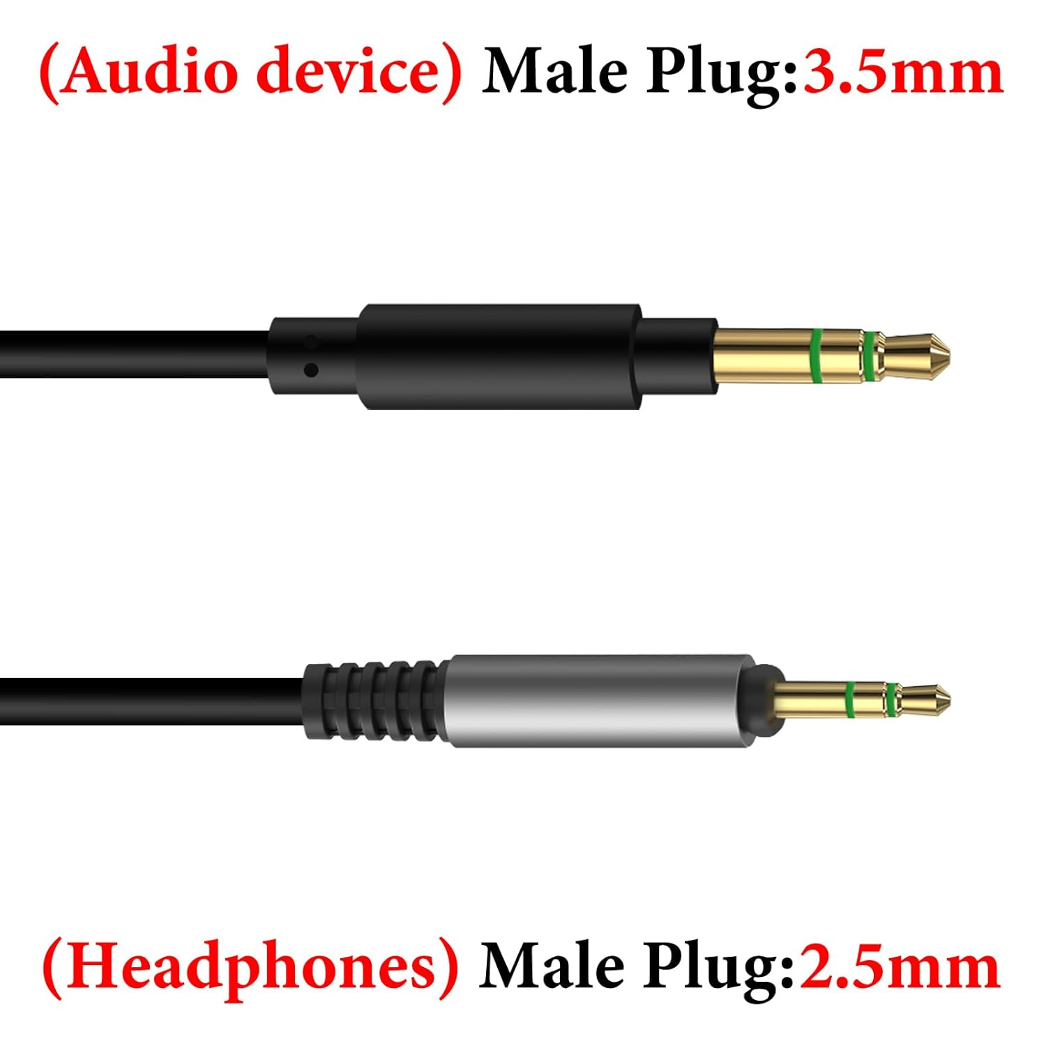 Geekria Audio Cable Compatible with Turtle Beach PX5, XP500, XP400, X42, X41, DX12, DX11, DPX21, DXL1, X12, X11, XL1, X32, X31, XP300, 2.5Mm Replacement Stereo Cord (3 Ft / 1 M) image number 3