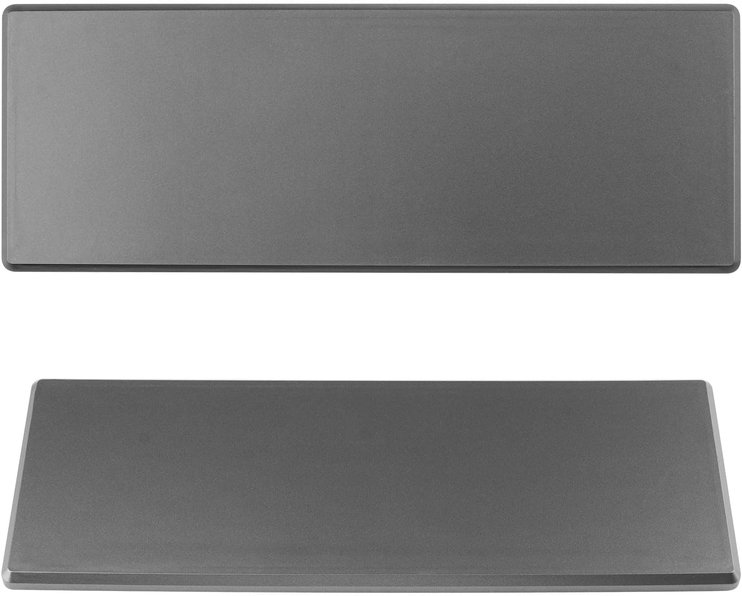 UFURMATE White Blank Cover Wall Plate, 2PCS Plastic Screwless Wall Hole Plate 2-Gang Blank Device Outlet Cover Electrical Covers for Unused Outlets or Switches (189 * 110Mm)