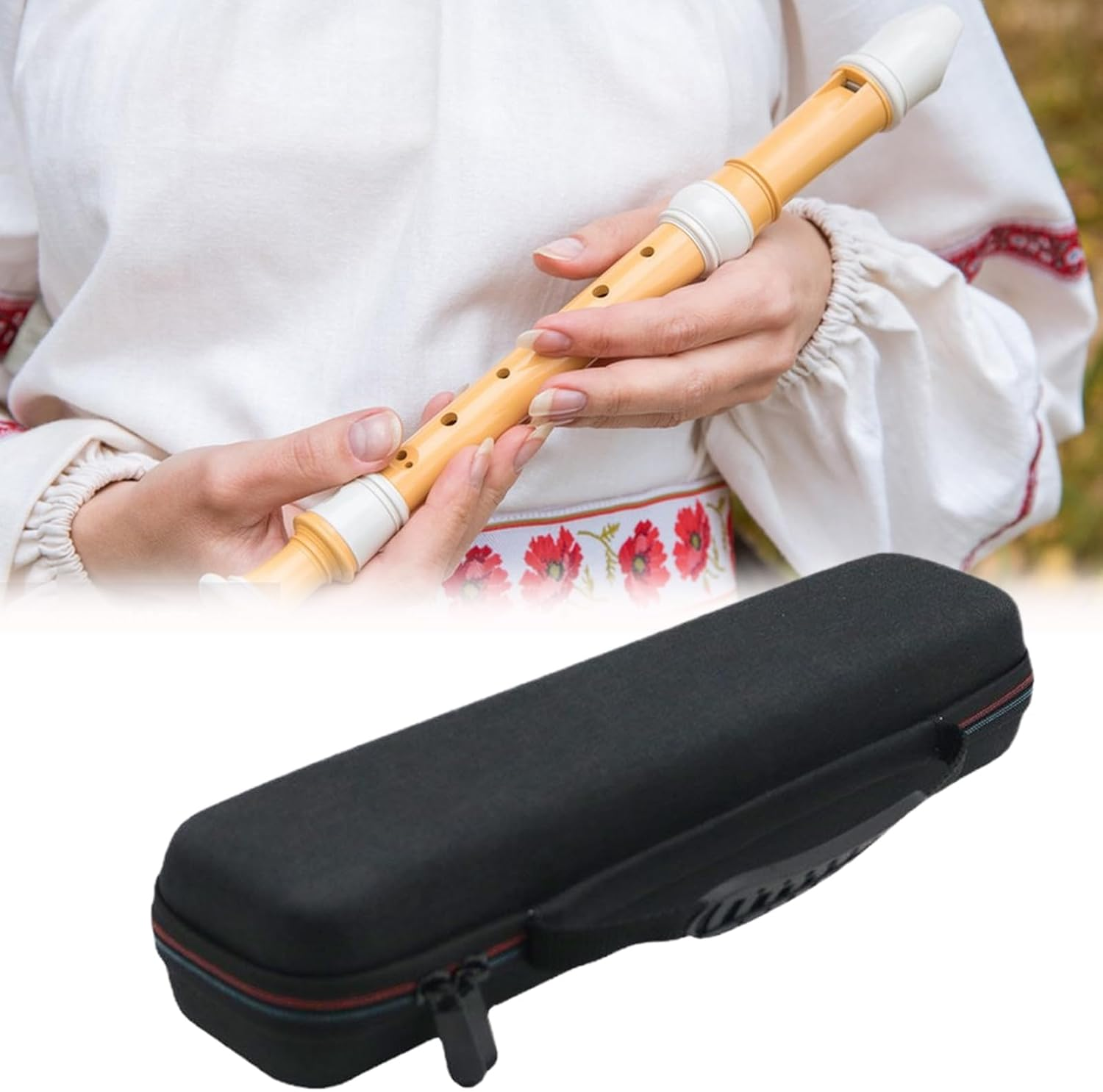 Curling Iron Case,Dustproof Hair Straightener Bag - Shock Resistant, Multi-Functional Travel Organization for Curling Wand Straightening Iron Flute image number 6