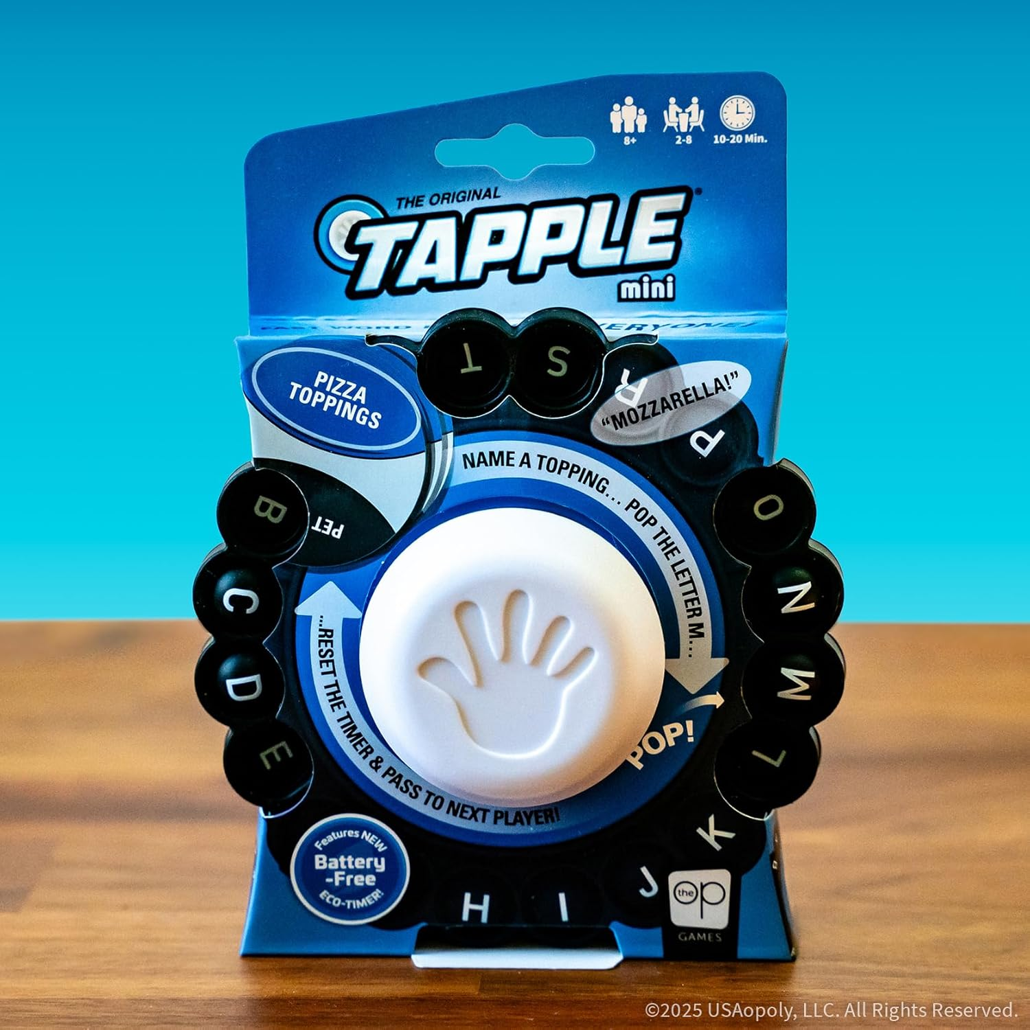 The Op | Tapple Mini | Portable Word Game | 2-8 Players, Ages 8+ image number 6