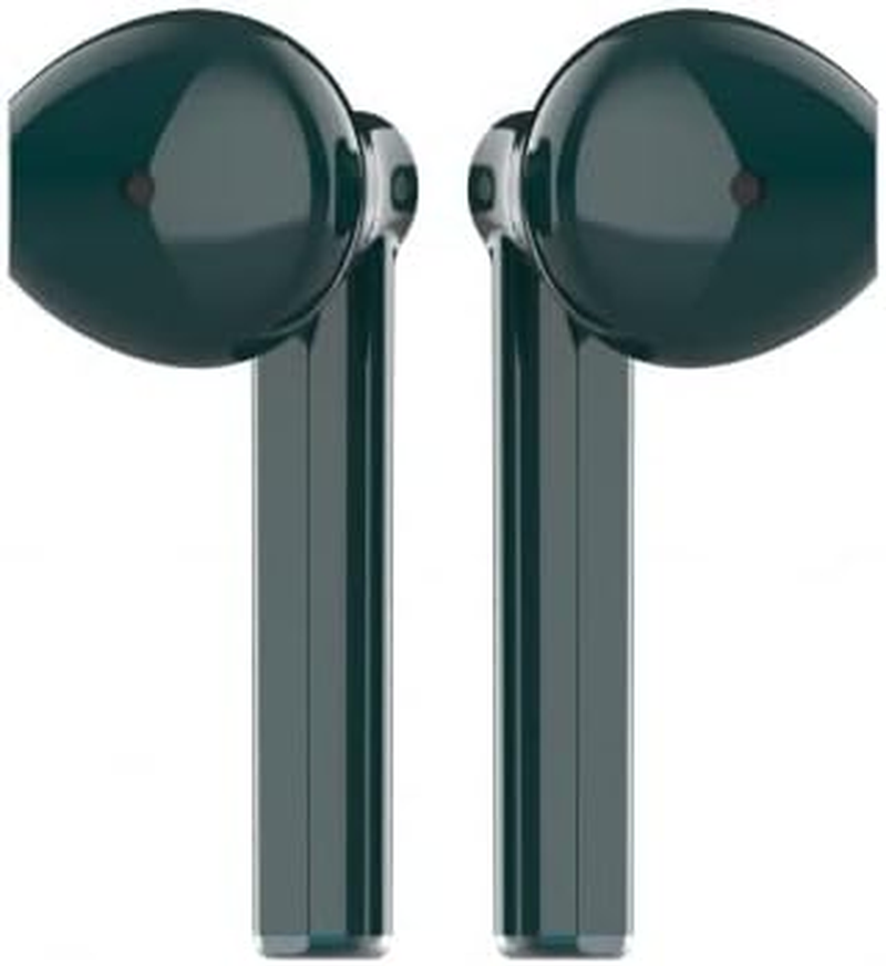 KIANO Lenovo HT30 Bluetooth Headphones, Wireless Stereo In-Ear Headphones with Touch Control, Built-In Microphone, Compact Charging Box, Dark Green image number 3