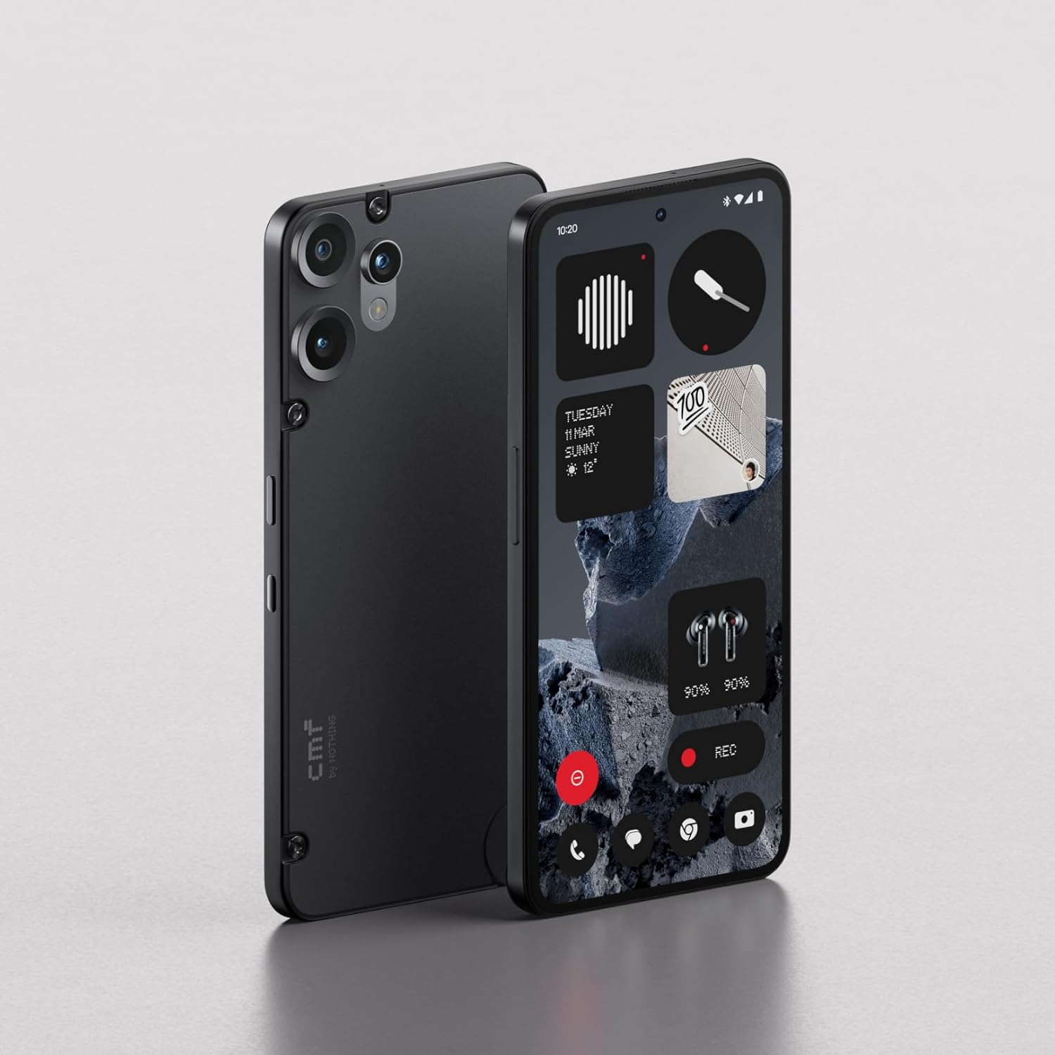 CMF Phone 2 Pro 128GB - 5G Smartphone with 50MP Camera and 20X Zoom, 6.77 Inch FHD+ AMOLED Display with 120Hz, 5000Mah Battery, Nothing OS 3.2 - Black image number 3