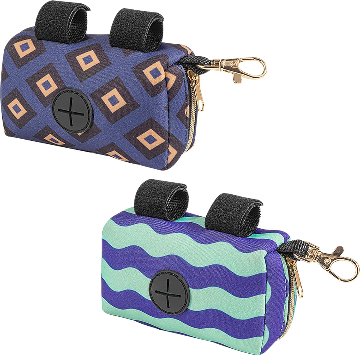 Monsully Dog Waste Bag Dispenser, Portable Waste Bag Dispenser, Dog Waste Bag Dispenser with Zip, Pet Waste Bag Dispenser for Dogs, for Walking the Dog, Running, Hiking image number 2