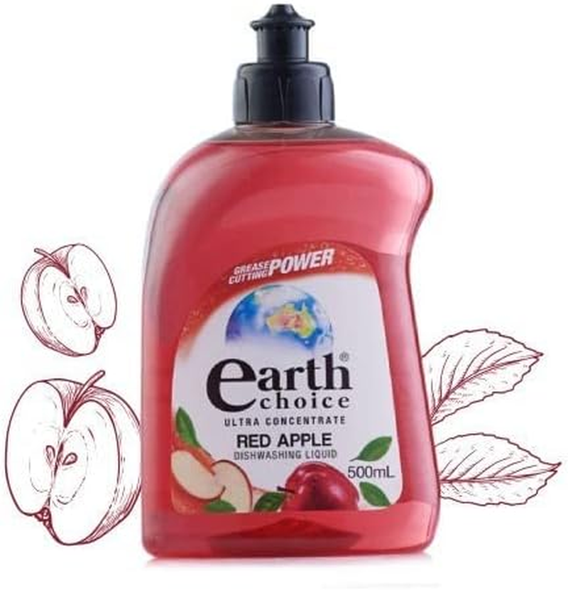 Earth Choice Red Apple Concentrate Dishwashing Liquid 500 Ml image number 1