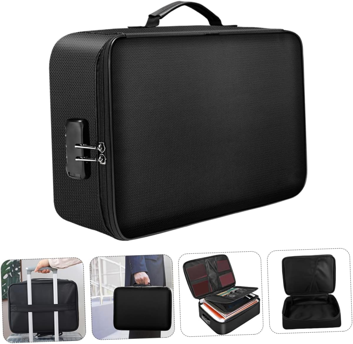 Large Capacity File Bag Fireproof and Document Organizer for Office and Home image number 2