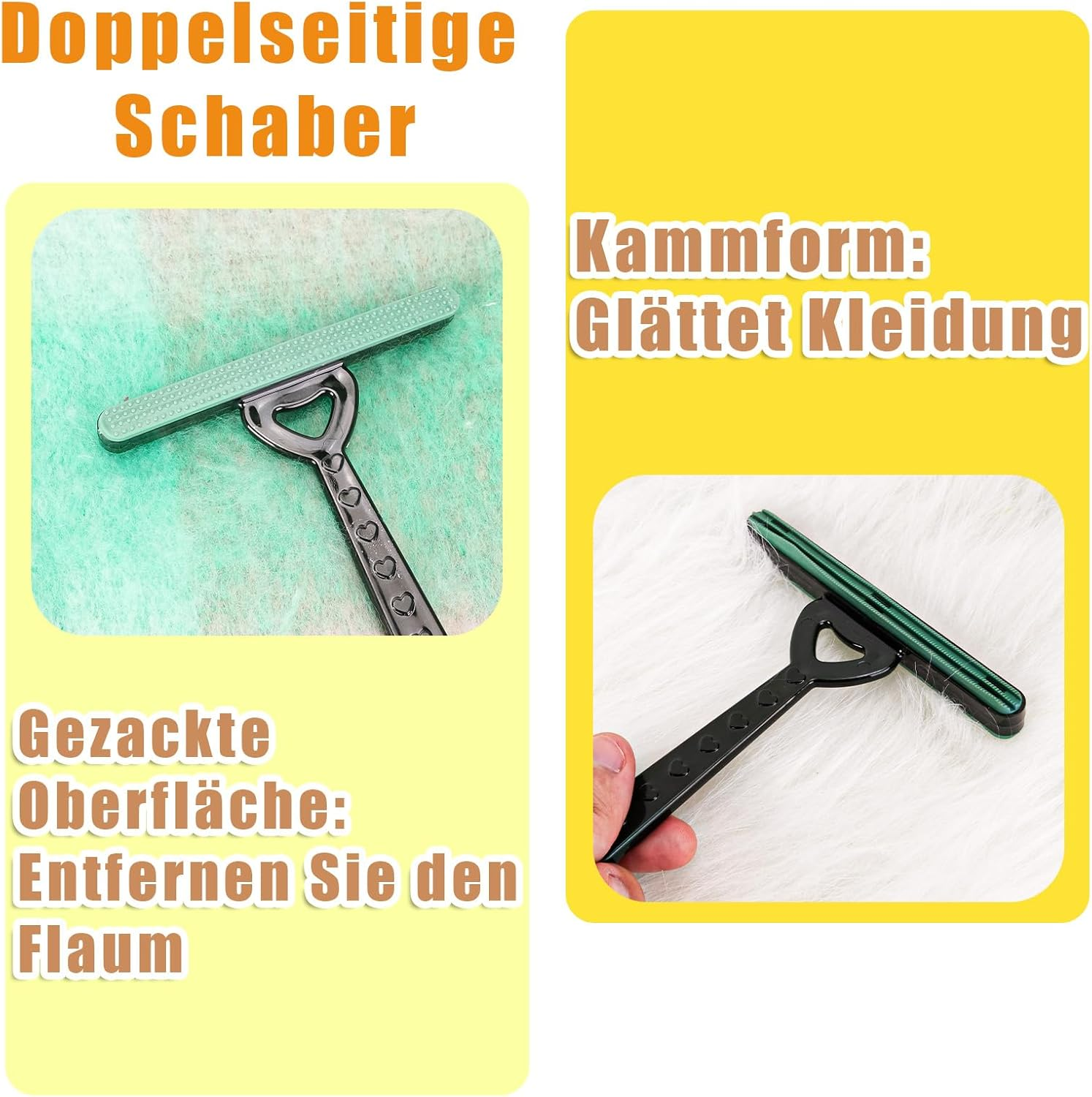 Zidoley Fur Magnet Pet Hair Brush Set, Double-Sided Fur Gloves, Lint Brush, Cat Hair Remover, Pet Hair Remover Glove, Clothes Brush, Dog Hair Brush, Cat Hair Brush, Cat Glove image number 6