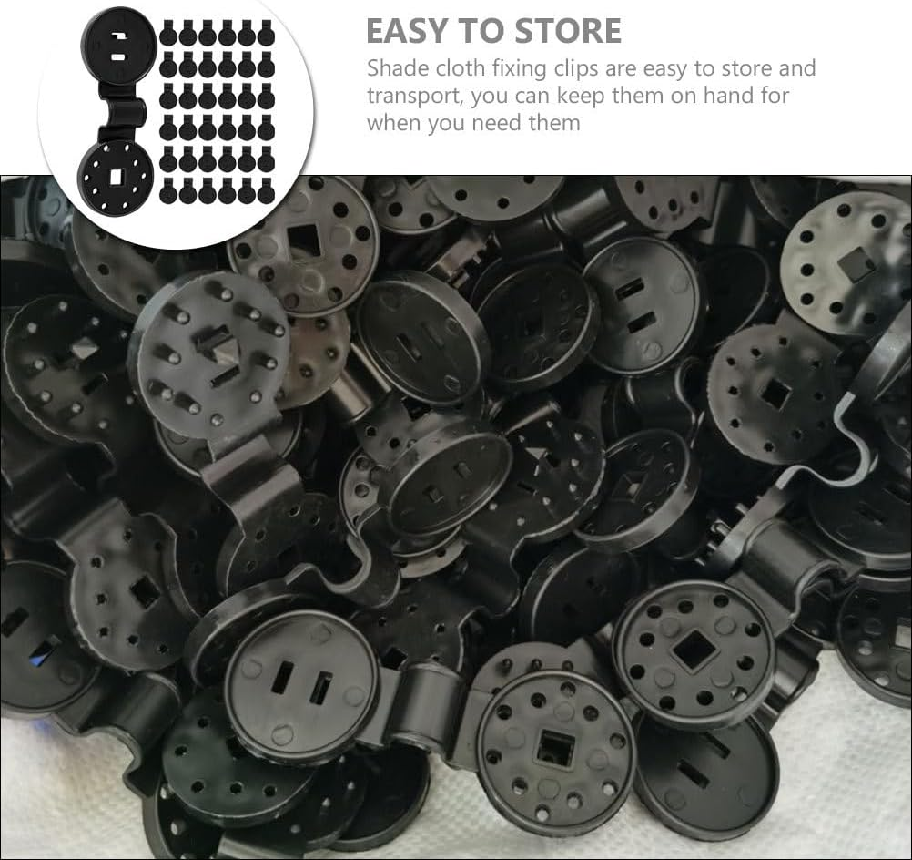 BESPORTBLE Shade Net Clip Shade Fabric Clamps Backyard Film Clip Sun Shade Clips Shade Outdoor Shade Cloth Gripper Sun Shade Fix Clamp Net Clip Sunblock Fabric Clip Cloth Clips Plastic