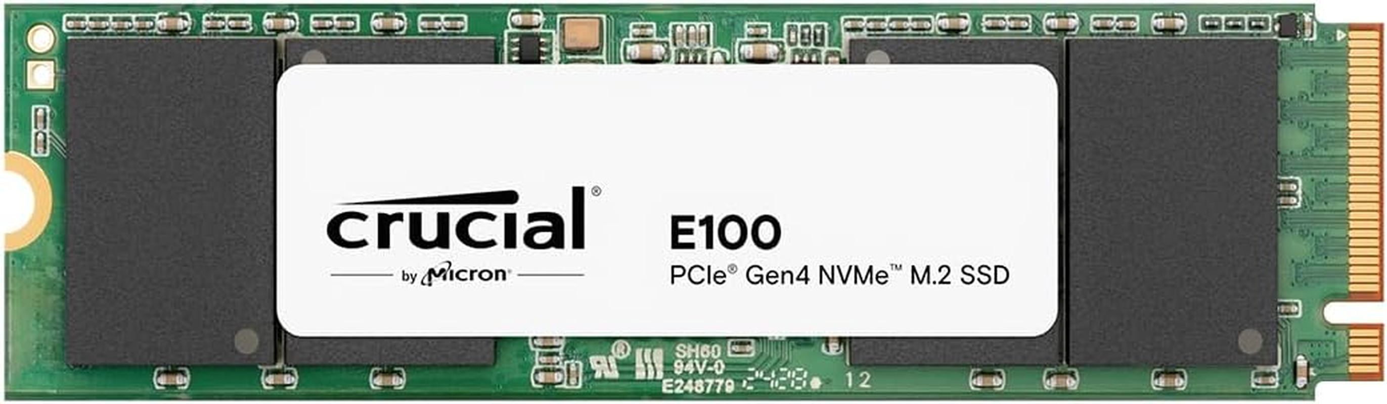 Crucial E100 1TB Pcie Gen4 Nvme M.2 SSD Internal, up to 5000Mb/S, Compatible with Laptop and Desktop - CT1000E100SSD8 image number 3