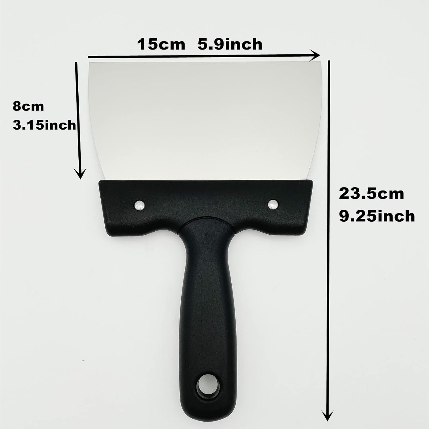 Coating Spatula for Chocolate Scraper Stainless Steel Dough Scraper (Small) image number 5
