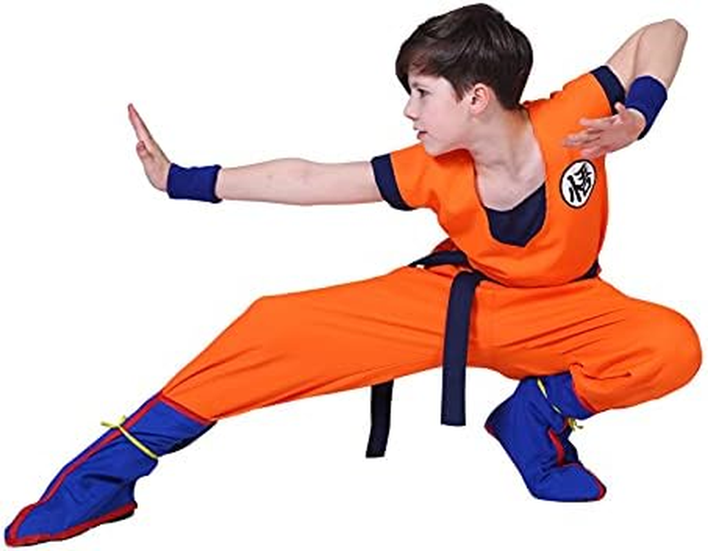 Kids Anime Costume Cosplay Japanese Costumes Set Pretend Play Outfit Dress up for Boys image number 4