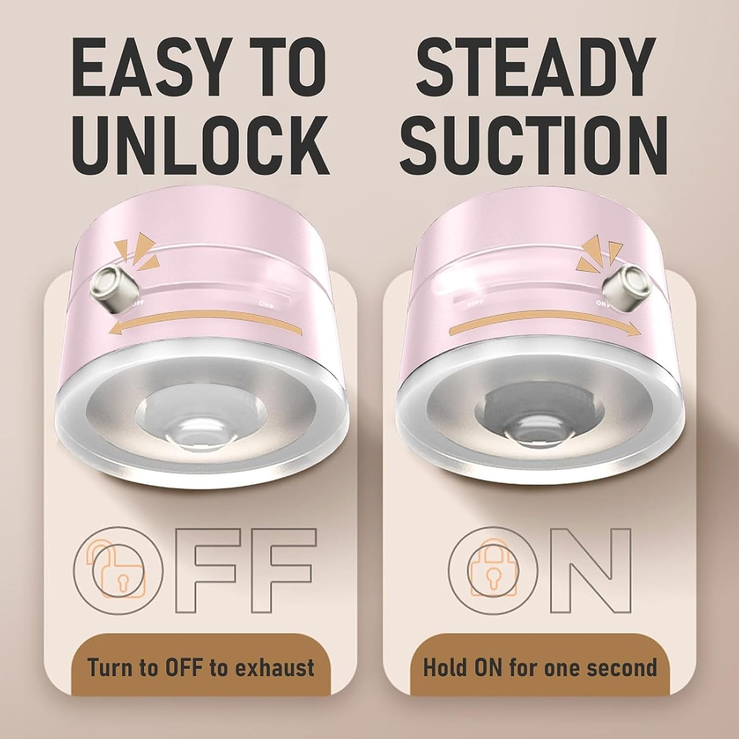 Vacuum Magnetic Phone Holder, 2025 New Foldable & Retractable Car Mount, 360&deg; Adjustable Suction Cup Stand for Iphone 16/15/14/13/12 & Suction Phones, Idea for Car/Mirror/Gym/Smooth Surfaces (Pink) image number 5