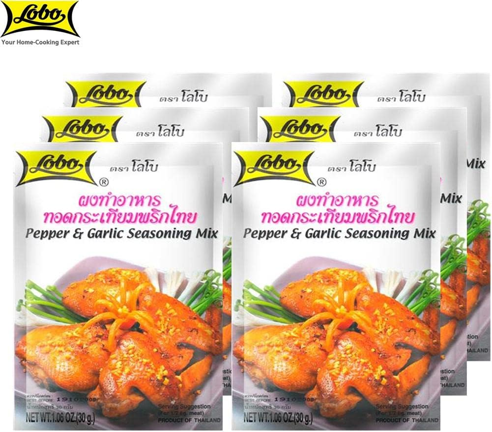 Lobo Pepper and Garlic Mix Seasoning 30 G image number 1