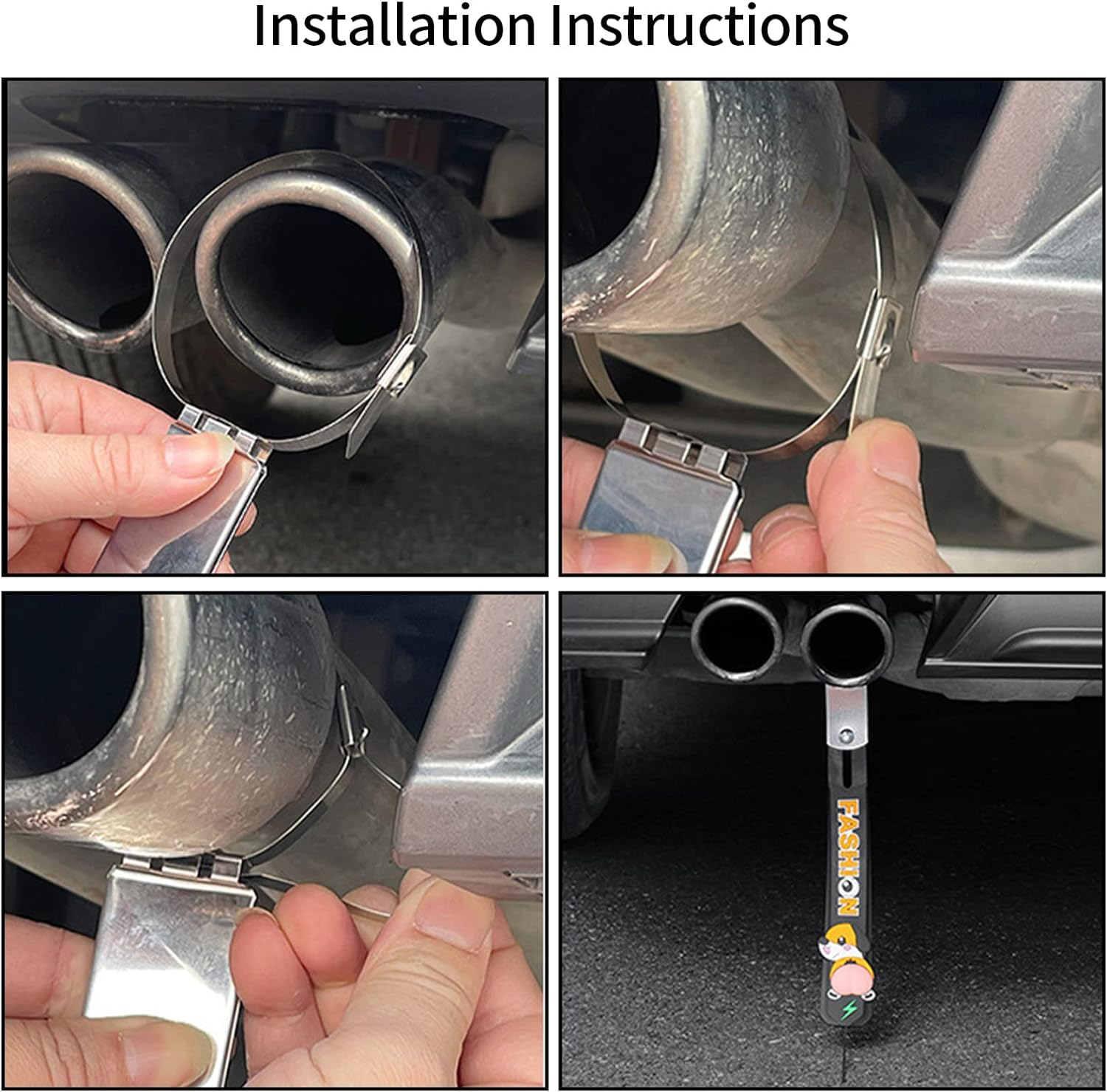 2 Static Strip for Car,Automobile Electrostatic Belt - Electrostatic Eliminator for Vehicles Trucks, anti Static Belt Ground Wire, Safe Driving Buniq - 2 Pcs A image number 5