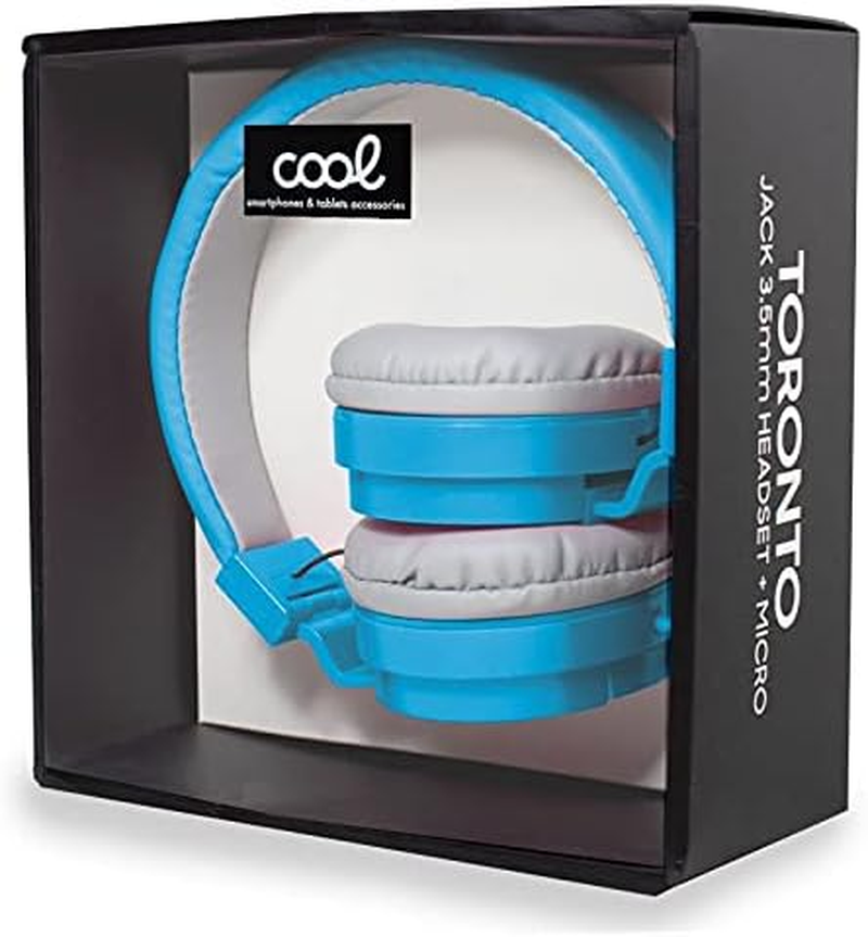 Cool Toronto Headphones Jack 3.5 Mm with Microphone Blue image number 5