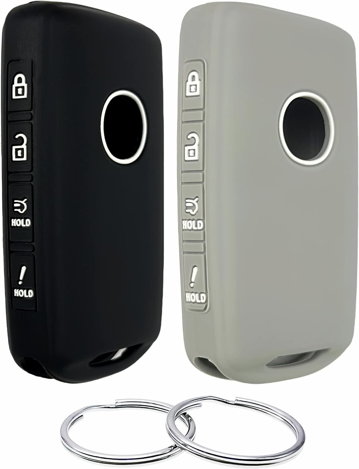 Silicone Rubber Key Fob Cover Compatible with 2019-2023 Mazda 3 6 CX-30 CX-5 CX-9 CX-50 WAZSKE11D01 662F-SKE11D01 image number 1