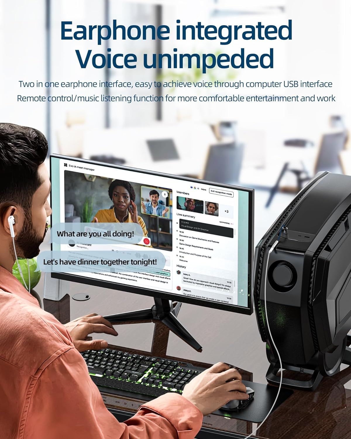 USB Male to 3.5Mm Female Headphone Audio Jack Adapter Sound Card Converter Dac Digital Headset Auxiliary USB-A Port Microphone Interface Cable Dongle Stereo Computer Laptop Device Splitter Accessories image number 3