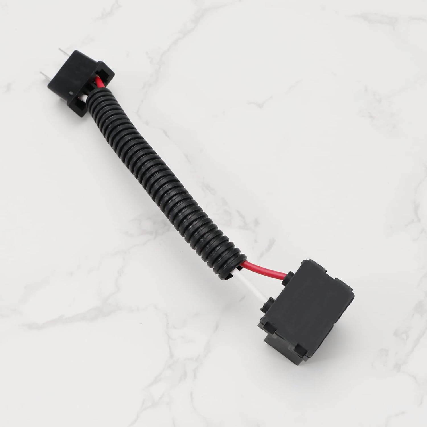 Emsea 2PCS H7 Car Headlight Adapter Fog Light/Plug Extension Connector Ceramic Adapter Cable Wiring Harness Socket for Headlights/Fog Light Bulbs HID LED/SMD image number 3