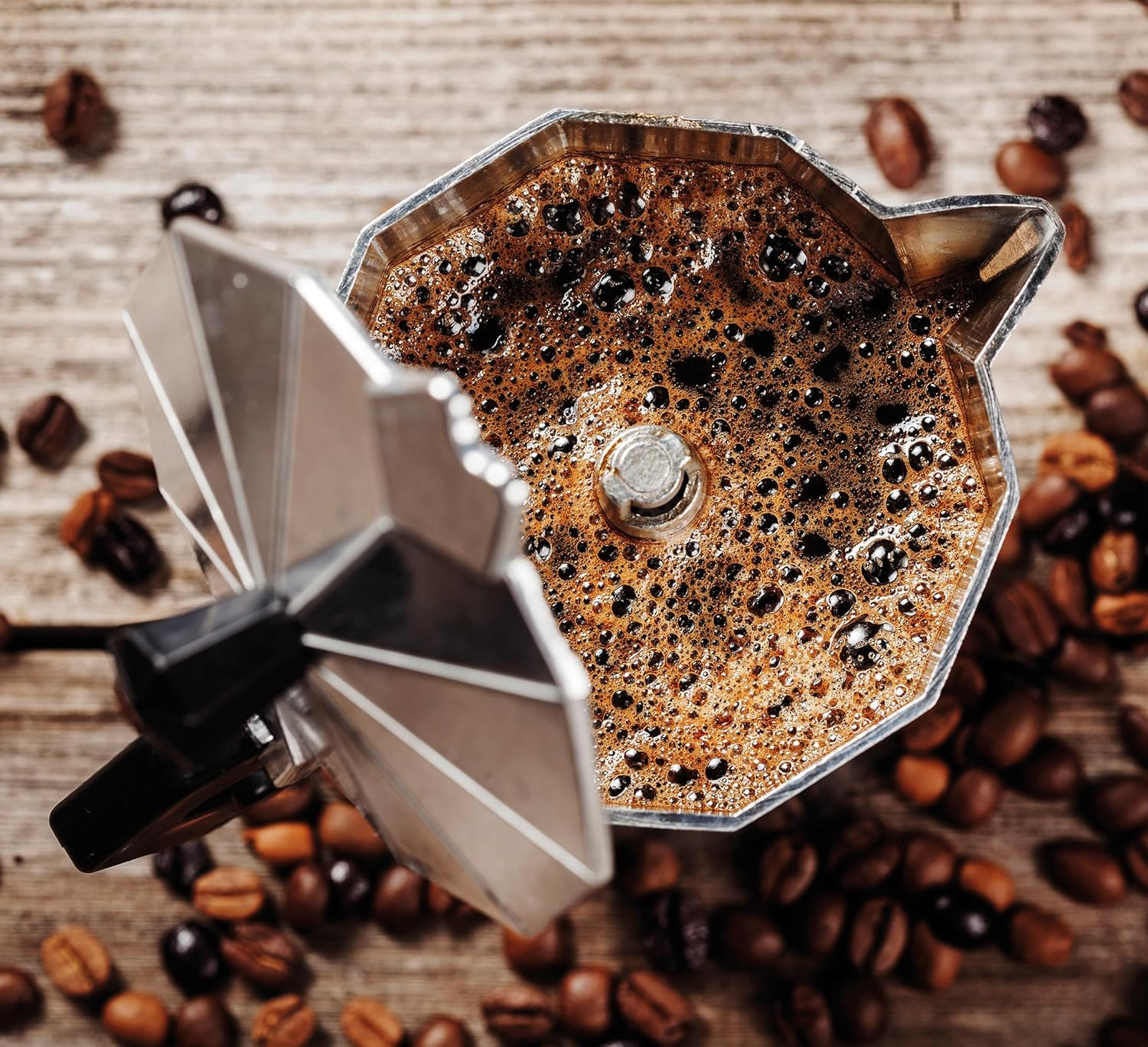 Cilio Classico Aluminium Electric Espresso Maker, 6 Cup Size, Red/Black image number 5