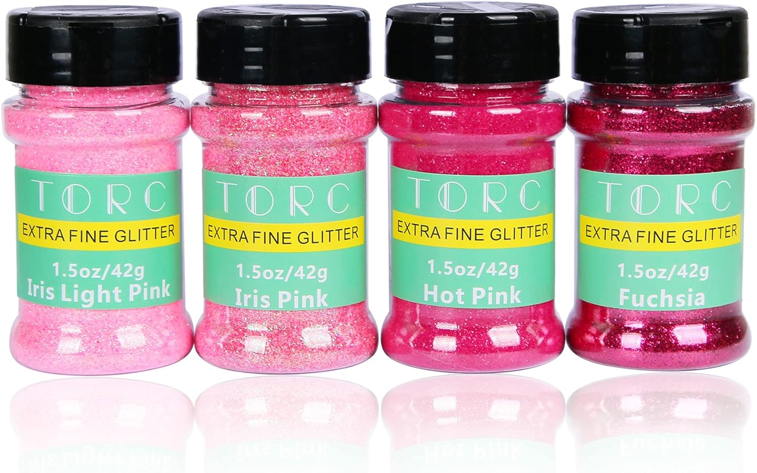 TORC 6 Oz Blue Fine Glitter Set for Resin Crafts Tumblers Slime Cosmetic Nail Art Makeup Craft Glitter for Art and Decoration