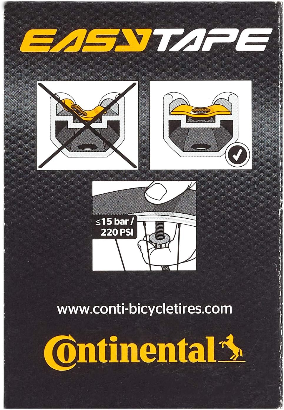 Continental Rim Tape Easy Tape High Pressure 15 Bar image number 2