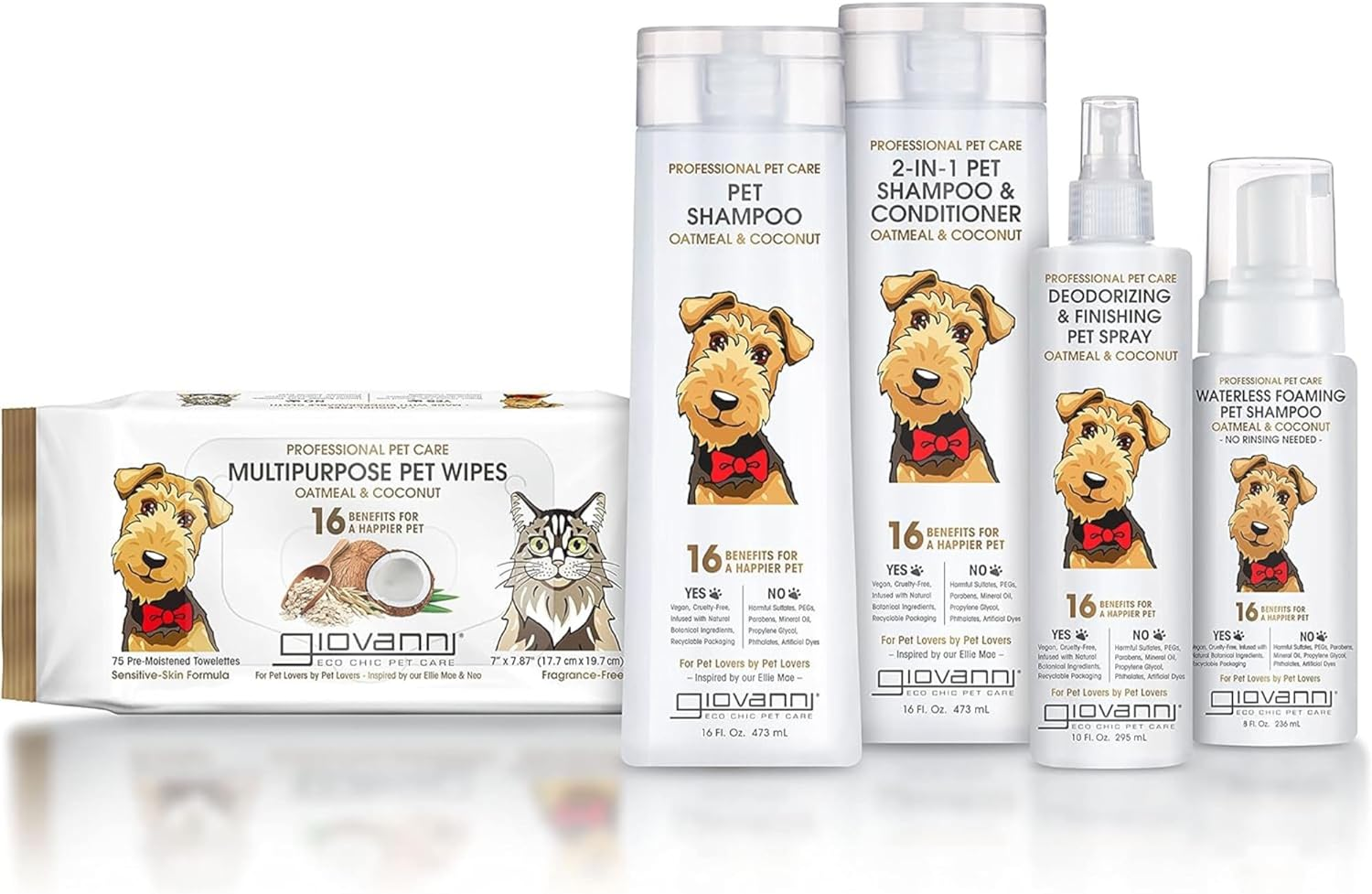 Giovanni Professional Pet Care Oatmeal & Coconut Shampoo 473 Ml image number 5