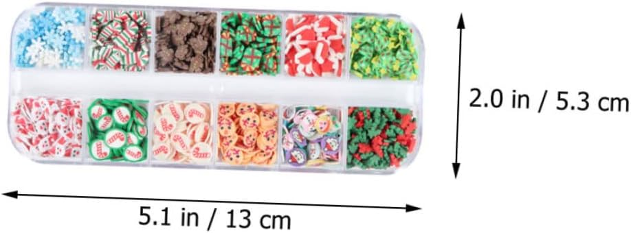 FRCOLOR Chic Christmas Style Nail Decors for Xmas Xmas Themed Manicure for Party Women image number 6