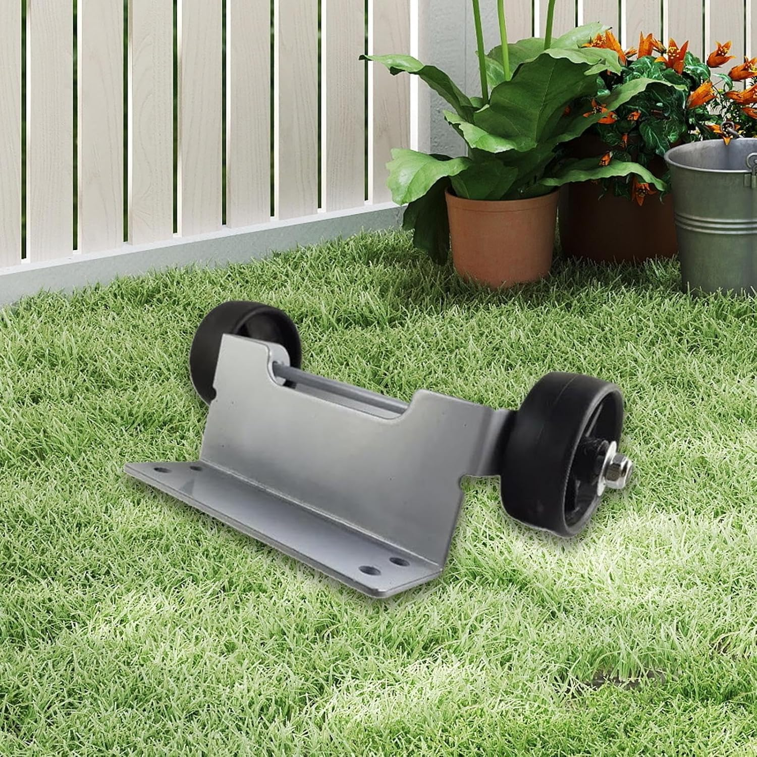 Heater Wheel Replacement | Universal Movable Warming Supplies | Patio Heater Replacement Parts - for Bedrooms Windowsills Balconies Having Tea Dining Parties Yard Patio Porch Lawn outside Backyard Par image number 3