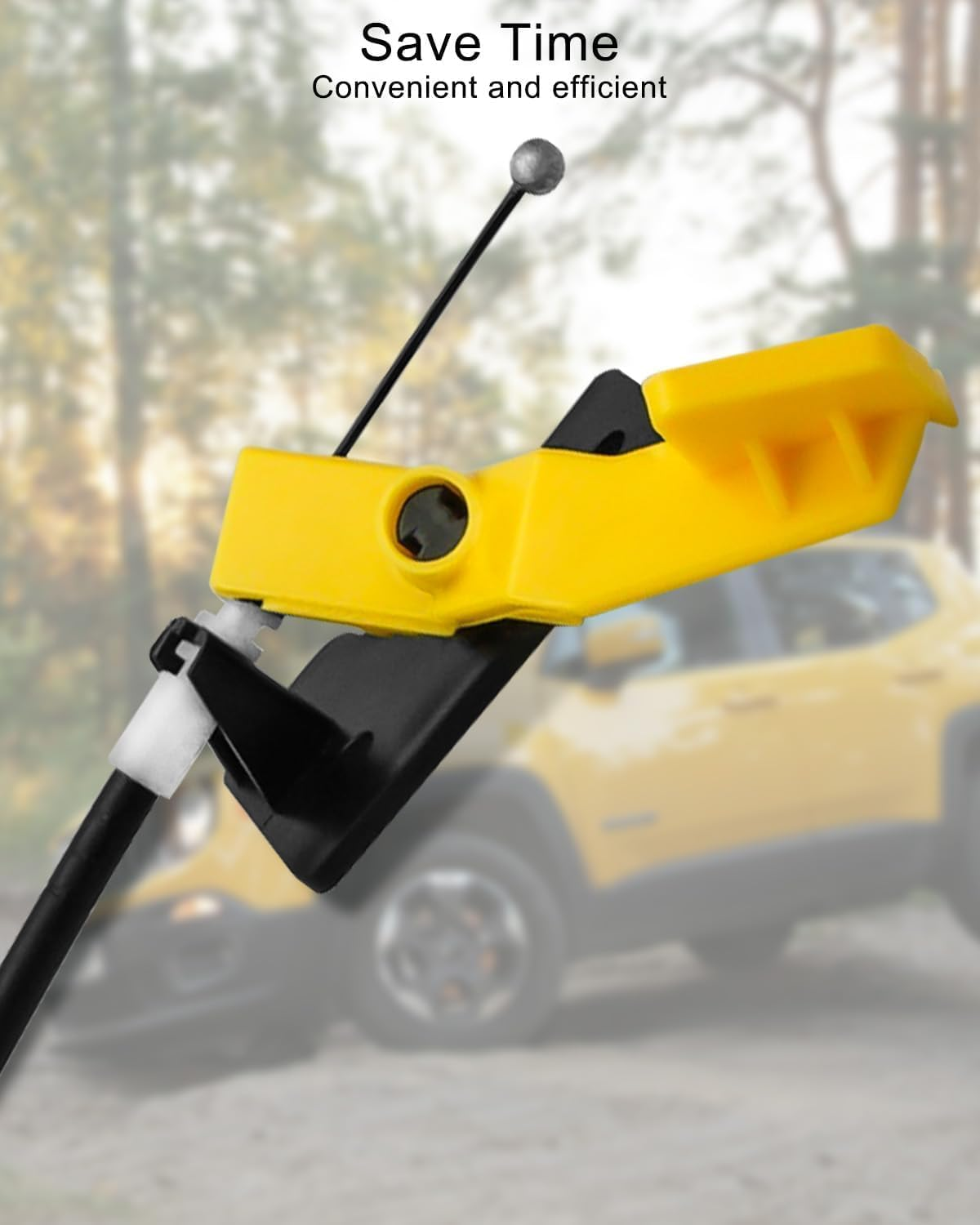 Hood Release Cable Fit for Jeep Renegade 2015 2016 2017 2018 2019 2020 2021 Replace 68247126AA Hood Latch Hood Lock Release Cable image number 3