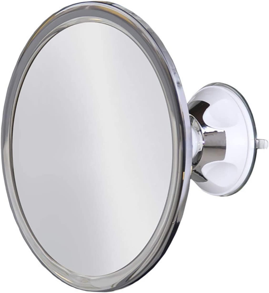 360 Degree Rotating round Fogless Shaving Mirror Bathroom Shower Mirror with Locking Suction Anti-Fog Decorative Mirror image number 3