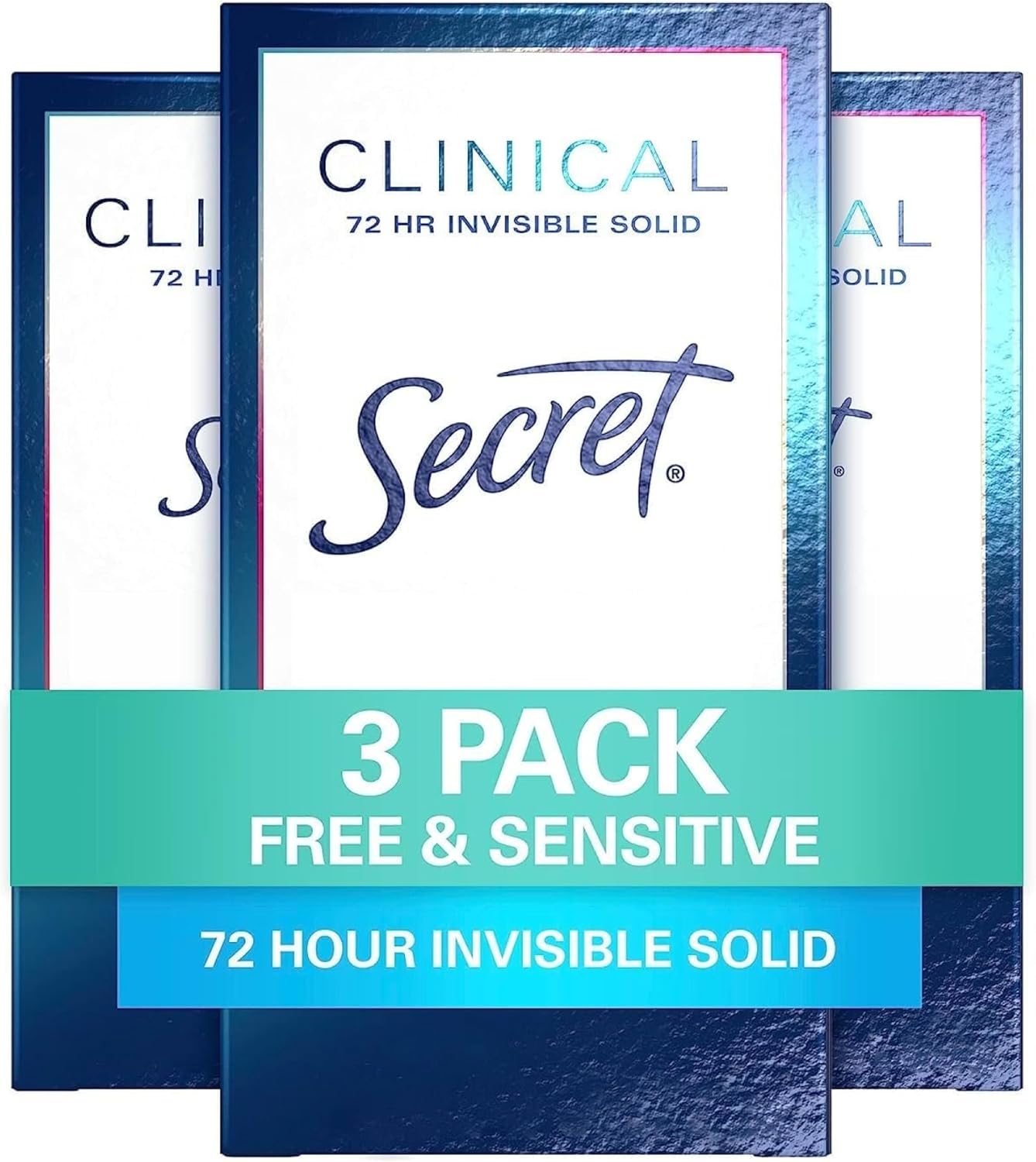 Secret Clinical Strength Invisible Solid Women'S Antiperspirant & Deodorant Sensitive Hypoallergenic image number 5