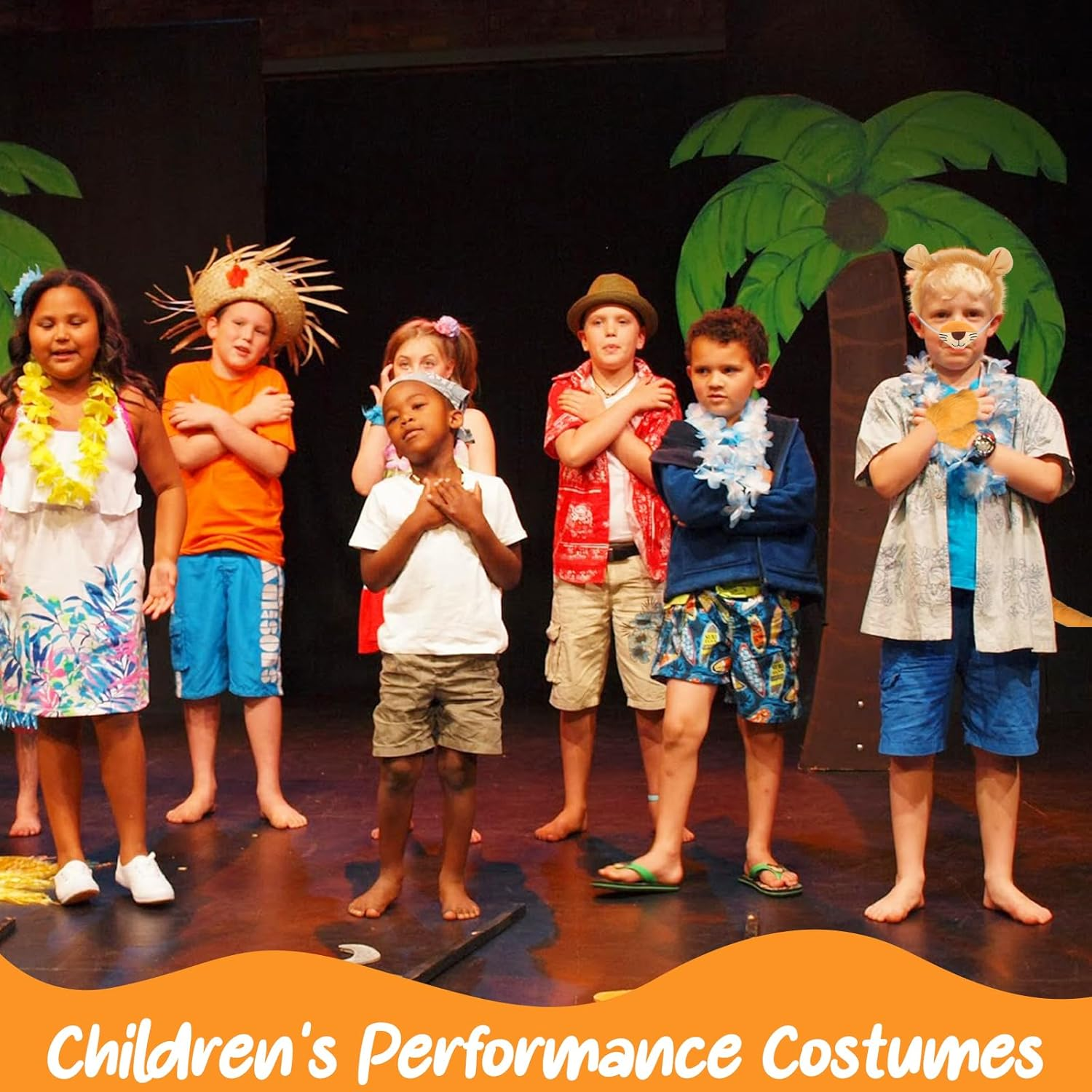 5Pcs Lion Fancy Accessories, Costume for Adults Kids - Headband Mane, Gloves, Tail, Nose - Animal Cosplay Costume Accessories for Halloween Fancy Dress image number 2