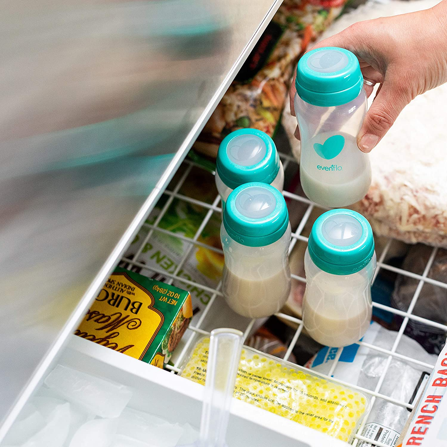 Evenflo Advanced Breast Milk Collection Bottles, 5Oz 6 Pack image number 3