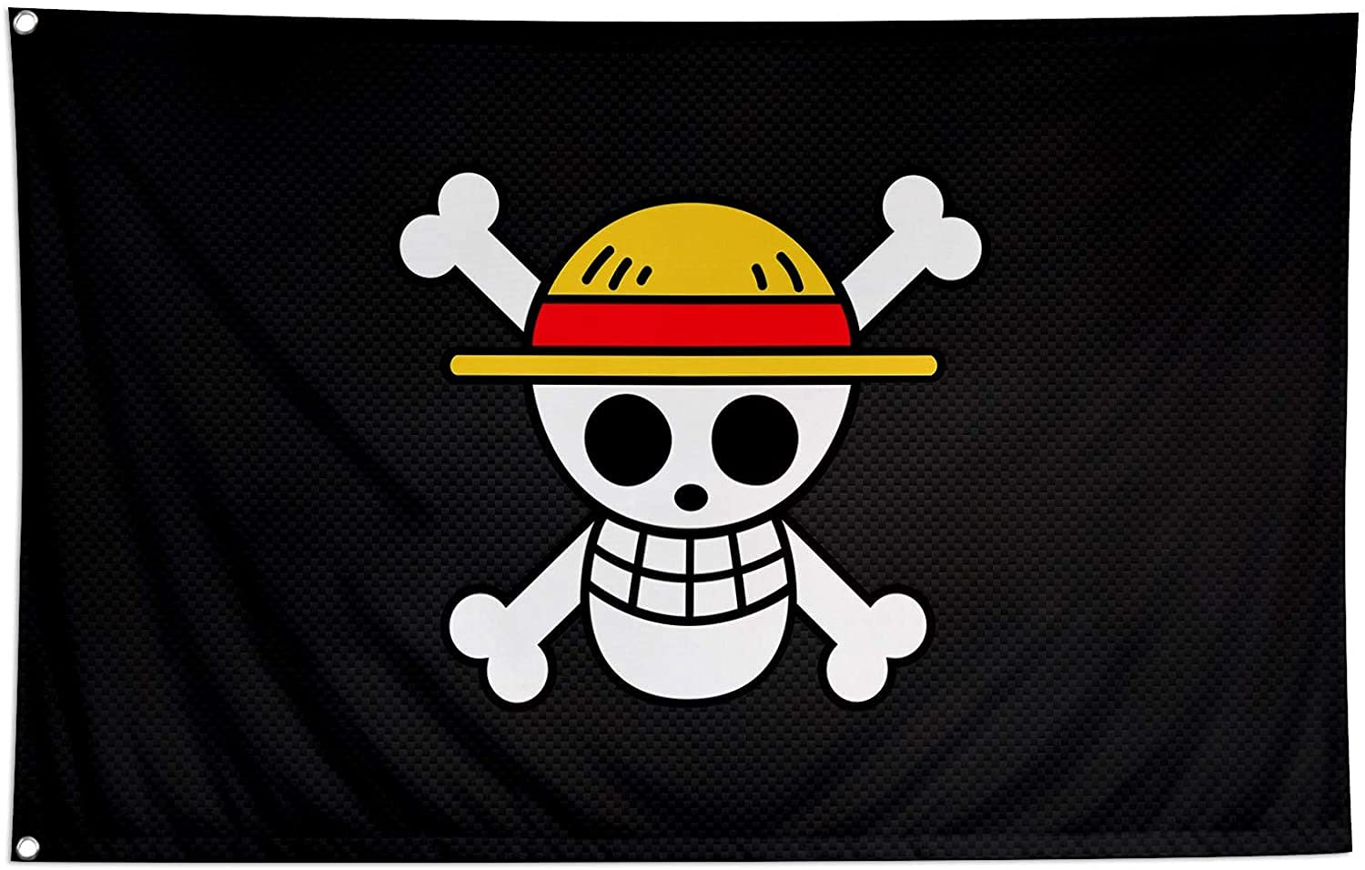 MANDU One Piece Flag Luffy'S Straw Hat Pirate Flag Anime Room Decor 3X5 Feet Outdoor Banner Sign Tapestry Wall Hanging Decor Boys Room Decor image number 1