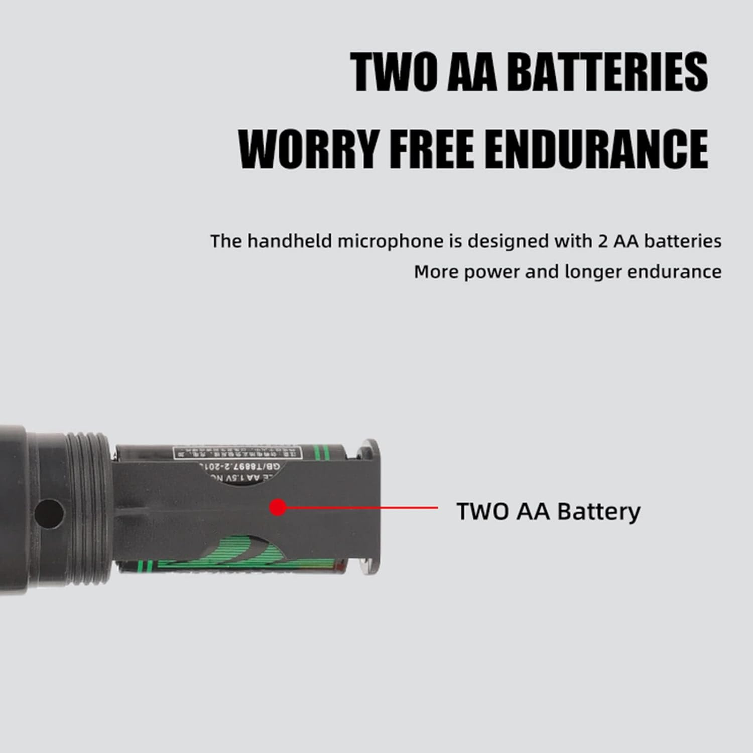 USB Wireless Microphone UHF Dynamic Mic for Android PC Laptop PA Podcasting Vlogging Vocal Recording Gaming Singing Practice with USB Receiver, 40M Range