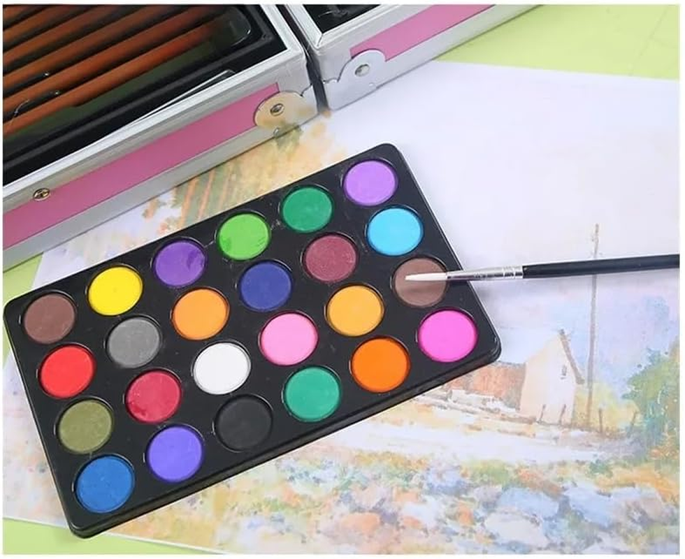 Art Supplies, 145-Pack Art Set Crafts Drawing Painting Kit with Colored Pencils, Markers, Crayons, Paints, Canvas, Art & Craft, Gift Box for Artist Beginners.