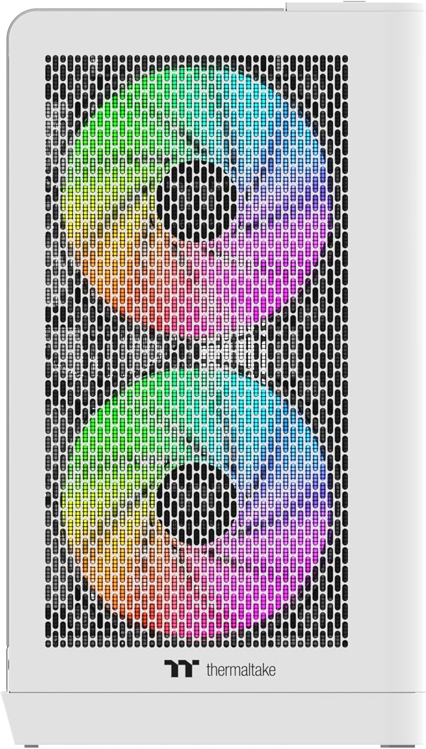 Thermaltake View 390 Air Curved Tempered Glass ATX Mid Tower Case Snow Edition, CA-11F-00M6WN-00 image number 2