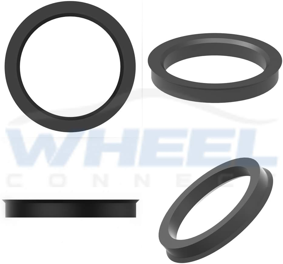 WHEEL CONNECT Hub Centric Rings, 77.8 to 71.5, Set of 4, ABS Plastic Hubrings, Fit Both Wheel CB 77.8 and 78.1Mm,O.D:77.8Mm I.D 71.50Mm. P image number 5