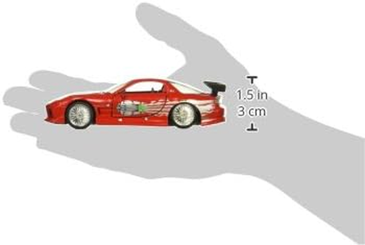 Jada Toys 1:32 Fast and Furious Dom'S Mazda RX-7, Red image number 5