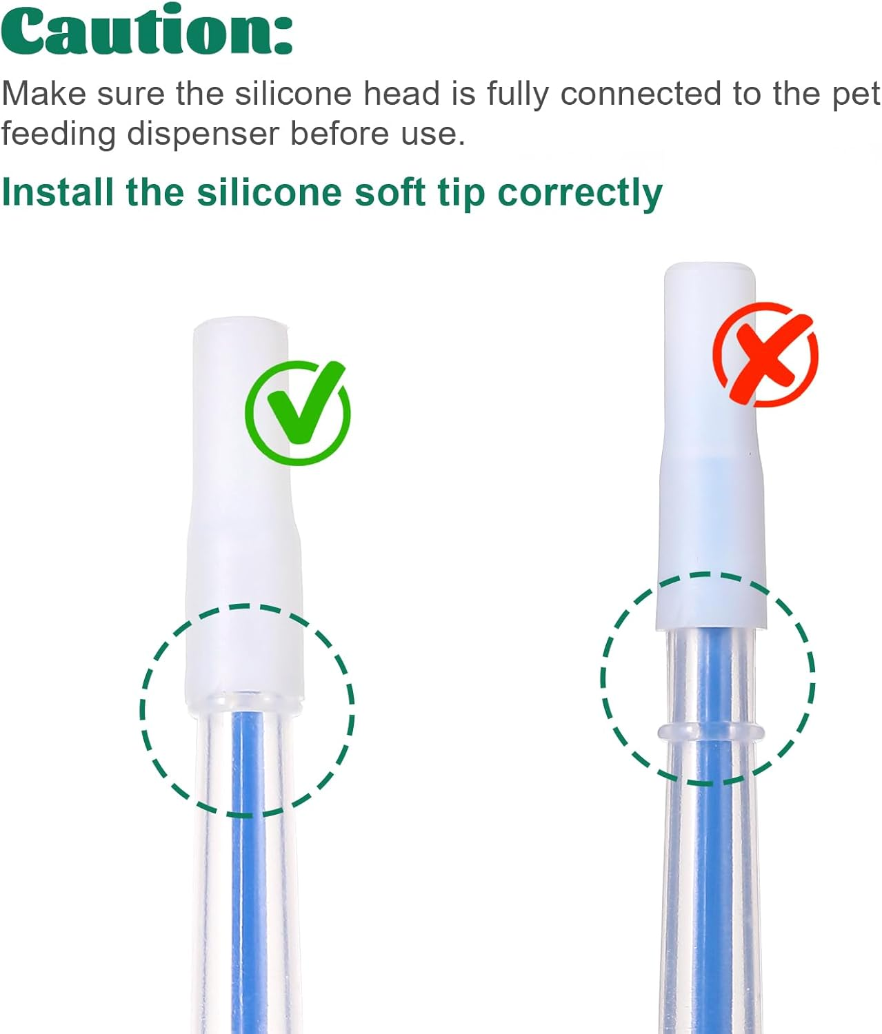 Oruola 3Pcs Cat Pill Dispenser,Pet Pill Shooter,Pills Pusher for Cats Dogs with 6 Heads,Pet Feeding Dispenser Tool for Small Animal,Cat Feeding Push Pull(Red Blue Green) image number 2