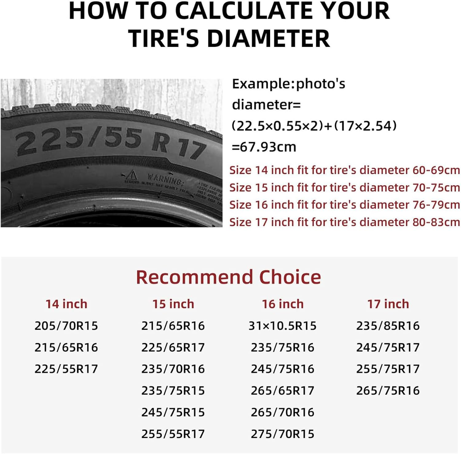 Spare Tire Cover for RV Camper Adventure, Weatherproof Universal Wheel Cover for RV Travel Trailer Camper Truck 14Inch