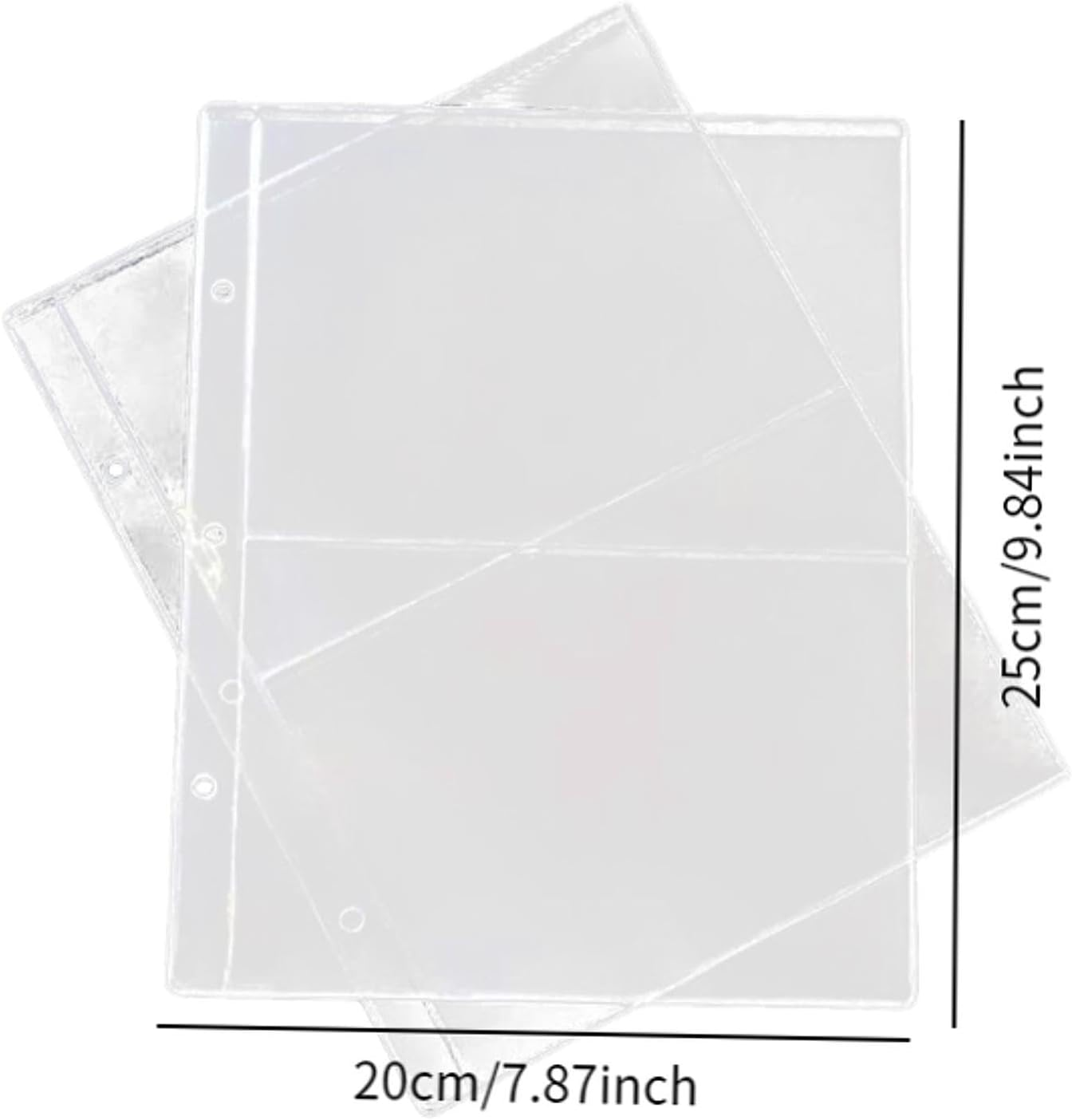 10 Pieces Banknote Collection Folders, Cards, Holders, 3-Hole Loose-Leaf image number 1