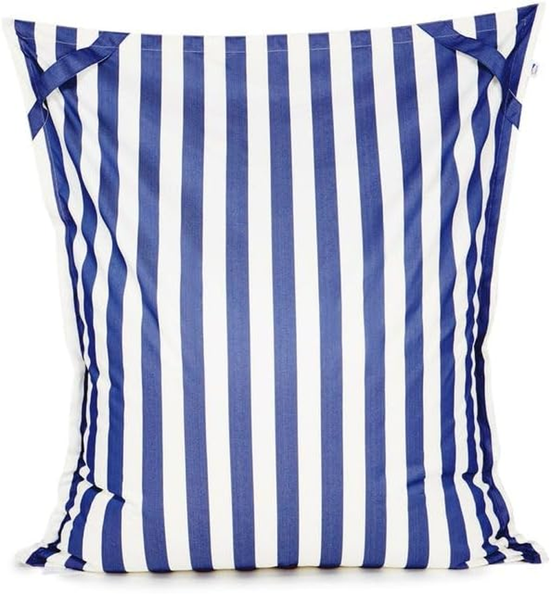 Billy Fresh Lazy Days Outdoor Beanbag, 135 Cm Length X 160 Cm Width, Blue/White Floating image number 1