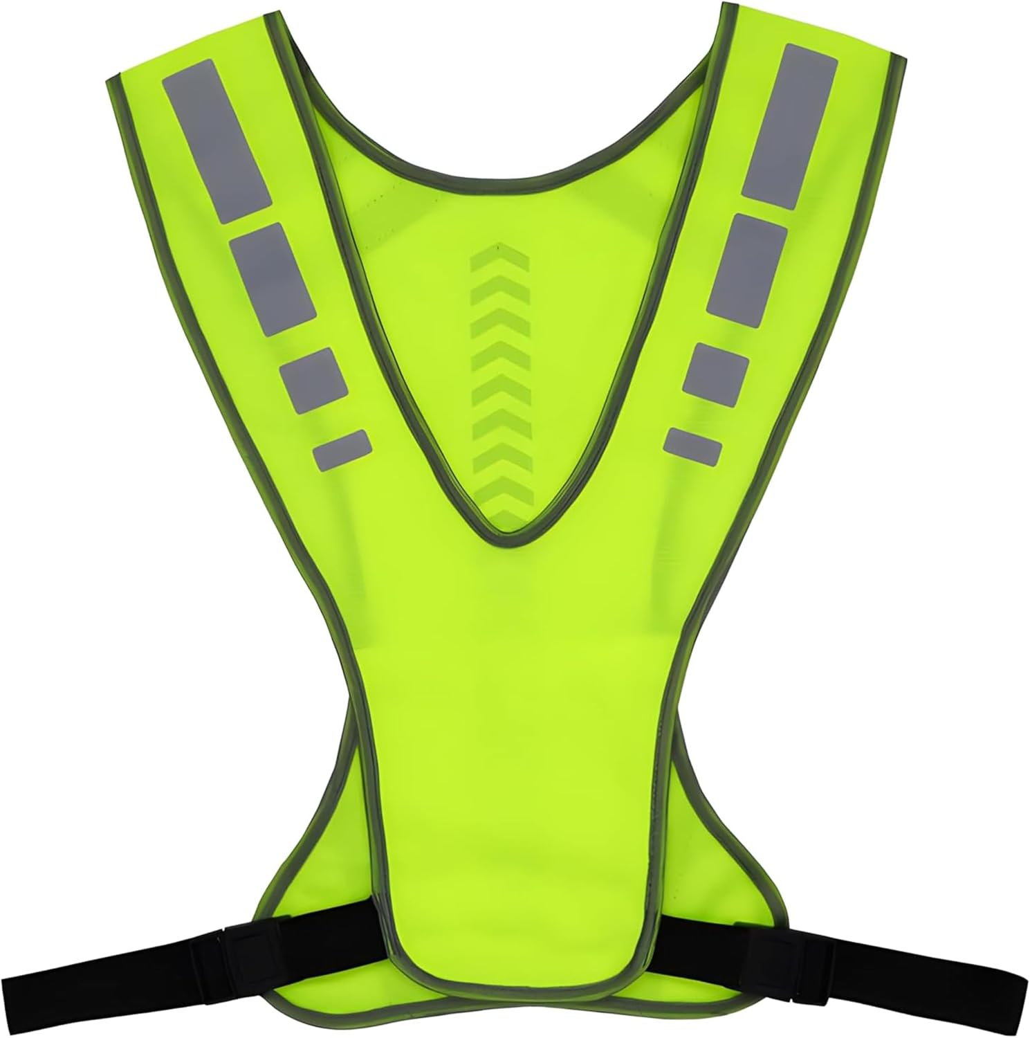 Reflective Vest, Flexible Adjustable Safety Vest for Bike, Reflective Vest for Men and Women, Adjustable Safety Vest for Bicycle, Breathable Running Vest with High Visibility image number 6