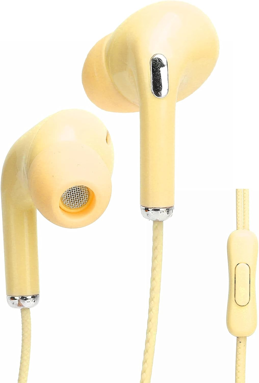 Universal Wired Sport Earphone Running Earphone Wired Sport Earphone 3.5Mm Jack Hifi Music Bass Earbud Headphone with Microphone Noise-Resistant (Yellow) image number 6
