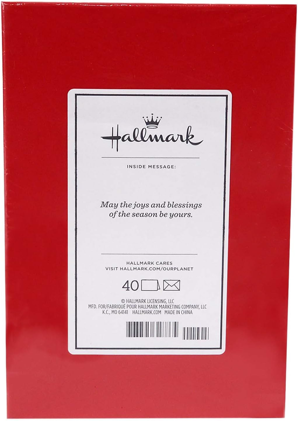 Hallmark Boxed Christmas Cards, Church Blessings (40 Cards and 40 Envelopes) (1XPX1972) image number 4