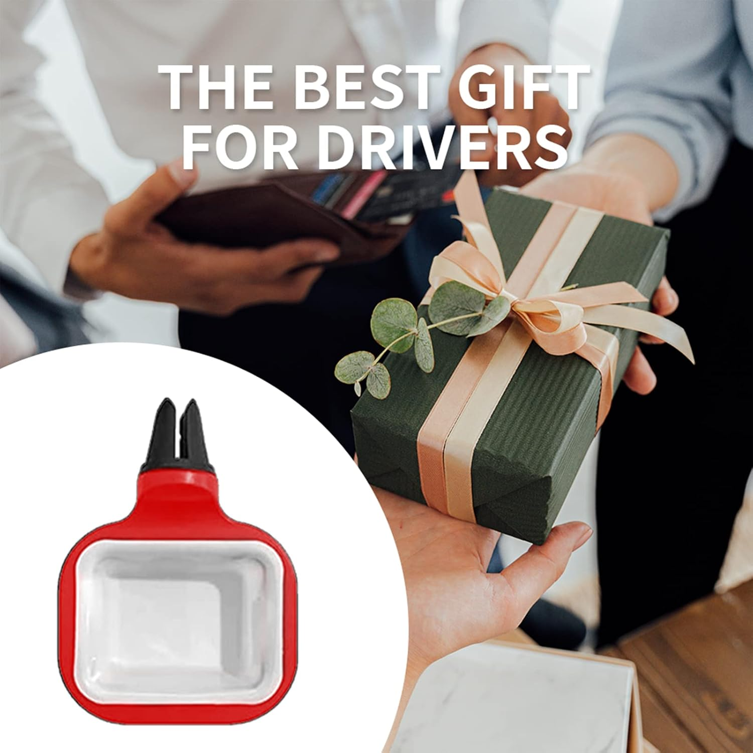 2Pack Sauce Holder for Car Sauce Holder Vent Dip Clip an In-Car Sauce Holder for Dipping Sauces and Car Vent Ketchup All Vehicle Car Vent Sauce Dipping Dish Container (RED) image number 6